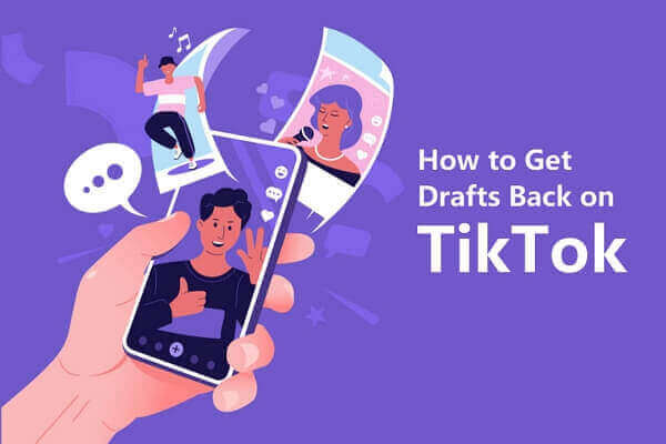 recover tiktok drafts