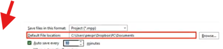 How to Recover Unsaved Microsoft Project Files?