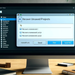 recover unsaved microsoft project